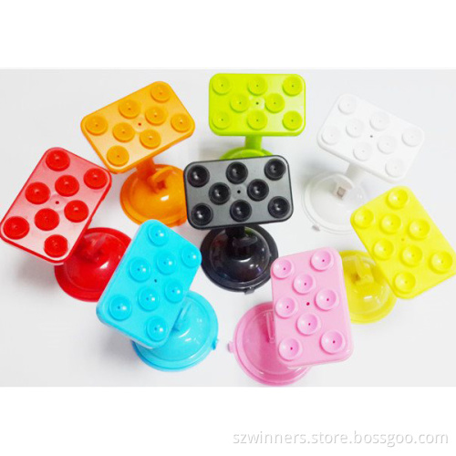 Phone Case Holder Silicone Rubber Vacuum Sucker Suck Disc